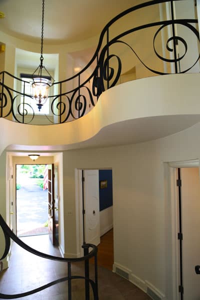 Brighton, NY – Houston Barnard Neighborhood, Once in a lifetime two story foyer with dramatic staircase and deco railings