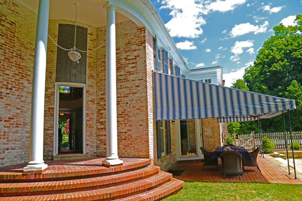 Brighton, NY – Remarkable columned rear entrance