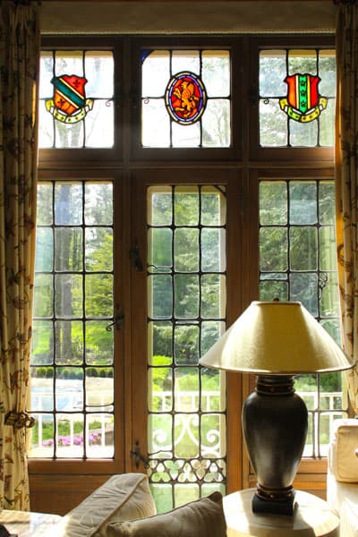 Brighton, NY – Houston Barnard Neighborhood – Early 1900’s stained glass window overlooking paradise