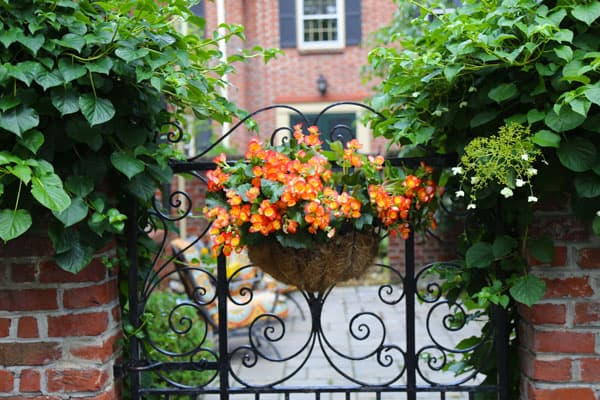 Brighton, NY – Ornate Iron and brick entrance gate