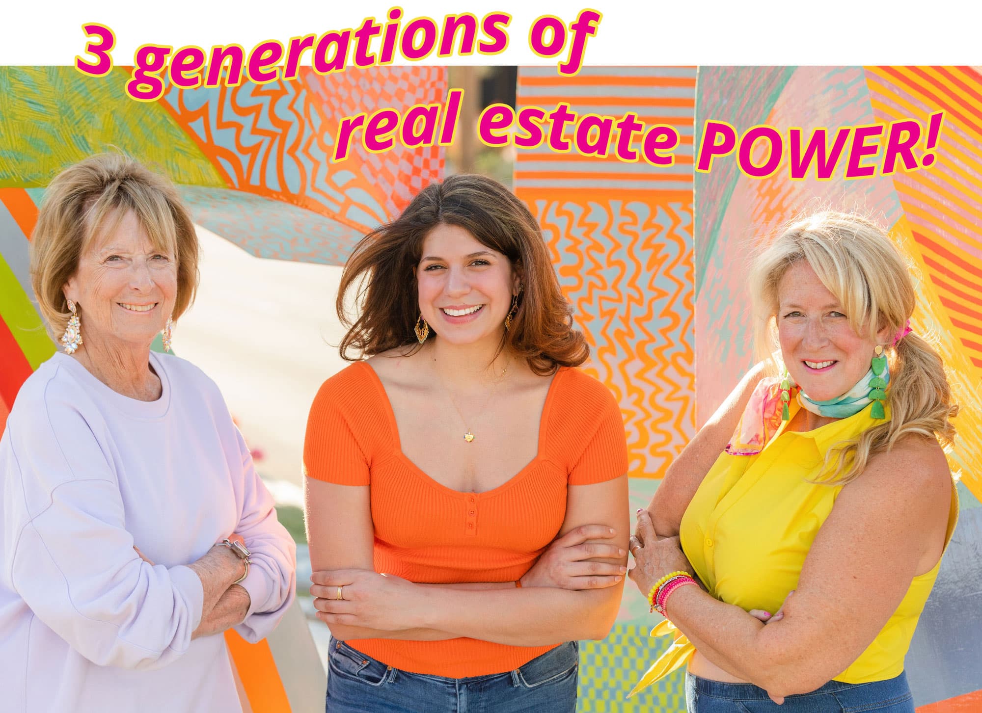 L-R: Judy Columbus (Founder), Lily Cole Glaser, Jamie Columbus