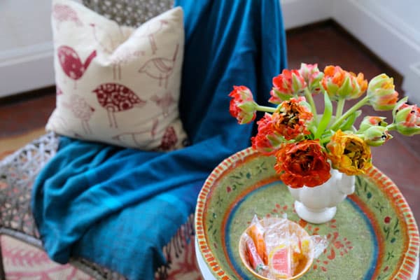 A cozy corner in which to relax.